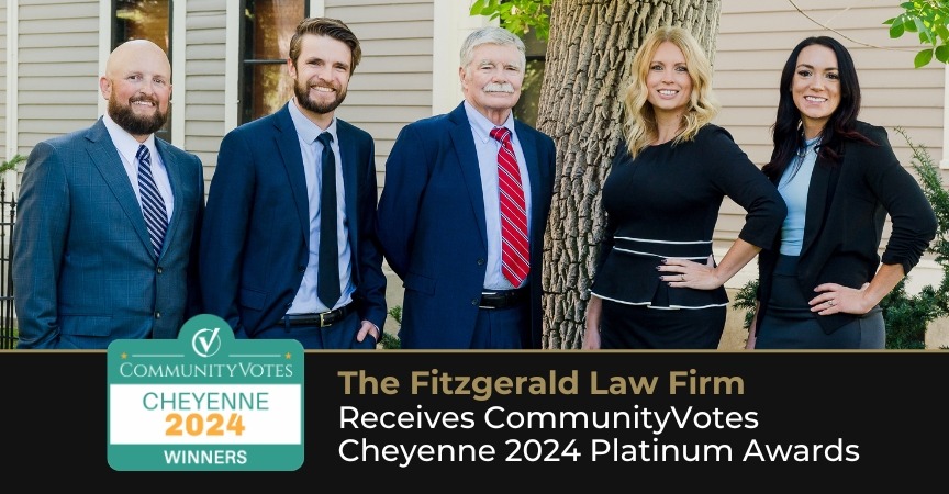 The Fitzgerald Law Firm Receives CommunityVotes Cheyenne 2024 Platinum Awards